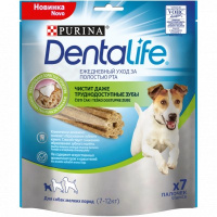 Dentalife Лакомство для собак мелких пород для поддержания здоровья полости рта, 115г
